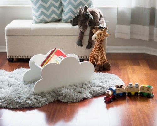 koberec ve tvaru dekorace cloudové školky
