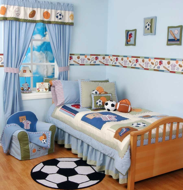design dětského pokoje pro chlapce