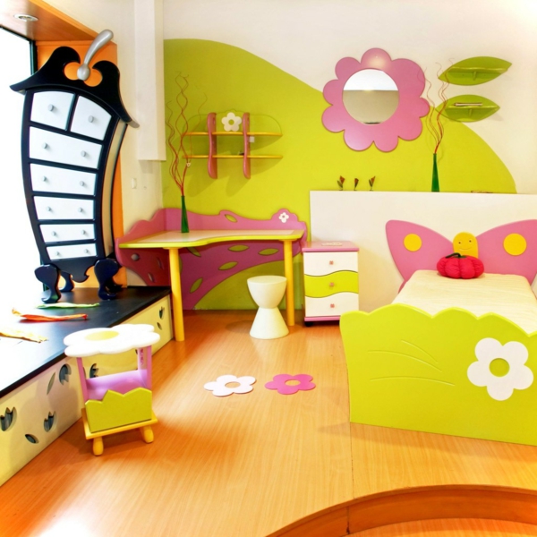 barevné nápady dětského pokoje
