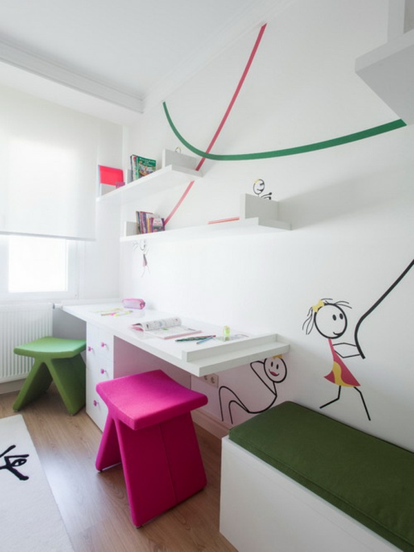nápady na design motivů dětského pokoje