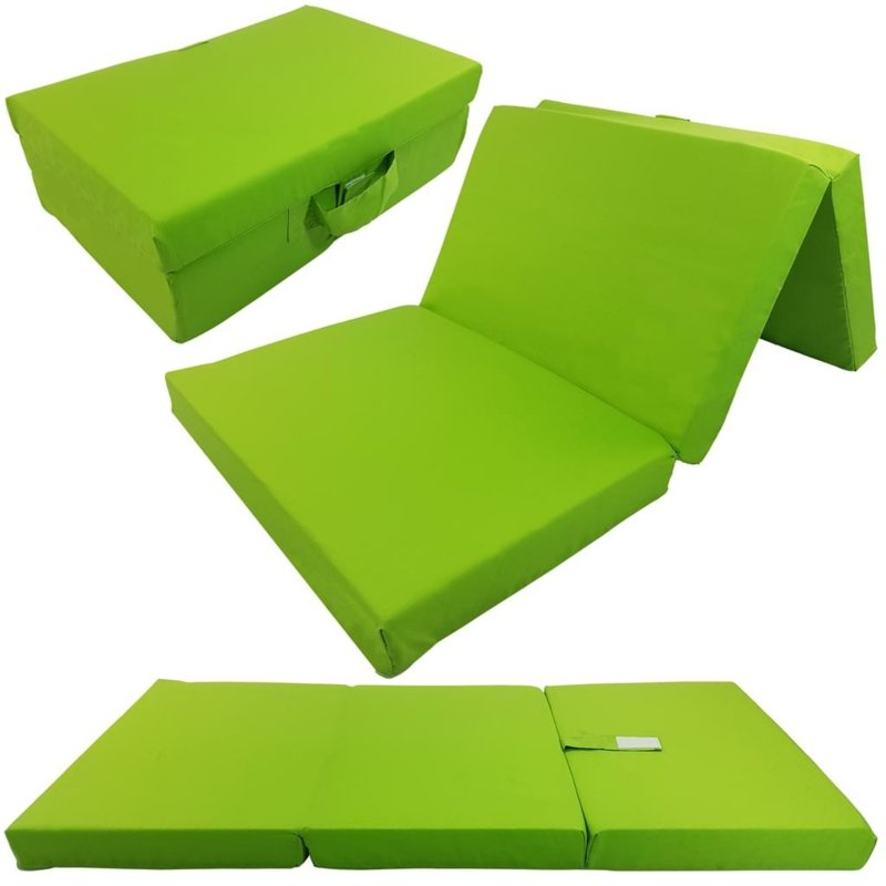 Skládací matrace zelený potah