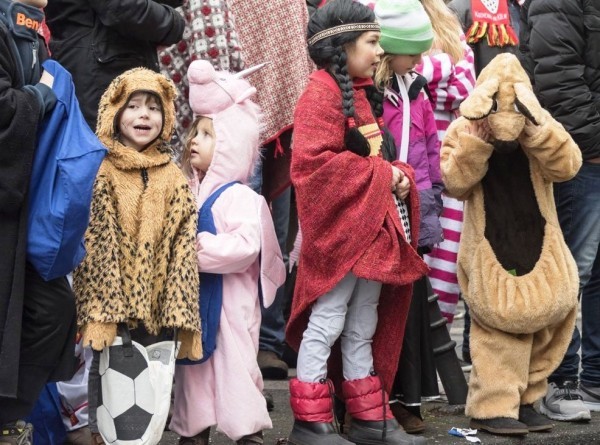 Köln -karneval 2019 Barnekarneval på søndag