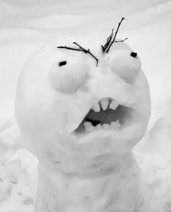 קונסטרוקציות יצירתיות דמויות שלג