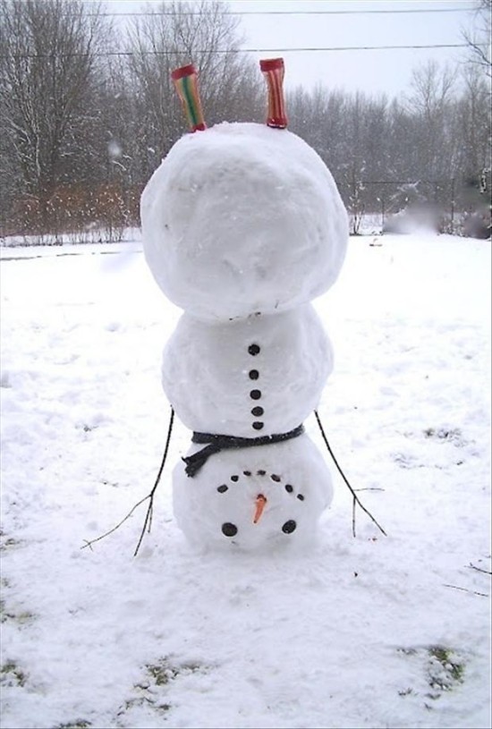 דמויות שלג יצירתיות של איש השלג (2)