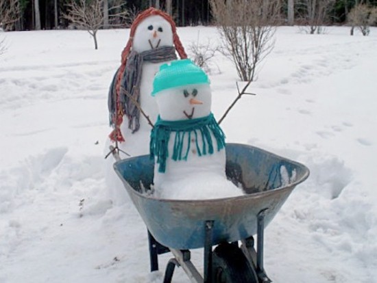 דמויות שלג יצירתיות של איש השלג (4)