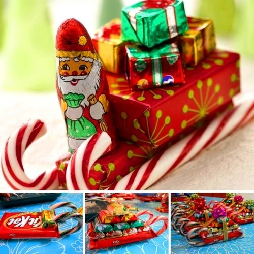 Lag kreative julegaver med søtsaker