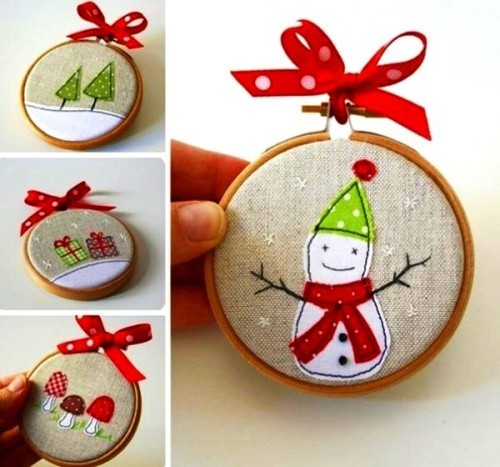 Lag små julebilder selv med kreative julegaver