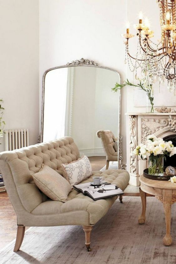 lustr obývací pokoj elegantní nápady interiérového designu světlé barvy