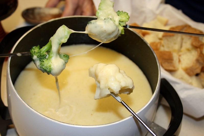 Grønnsaker: ostefondue -sideretter!