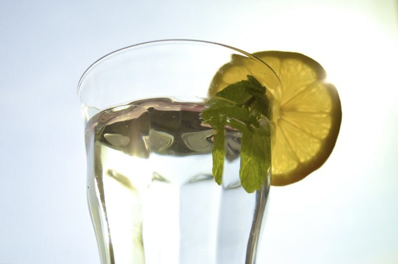 libová voda s citronem