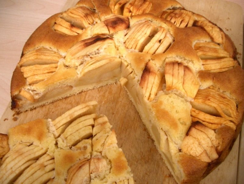 Recept na pečení koláčů bez cukrového jablečného koláče