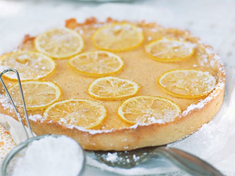 citronový dort s nízkým obsahem uhlovodíků lahodný a zdravý