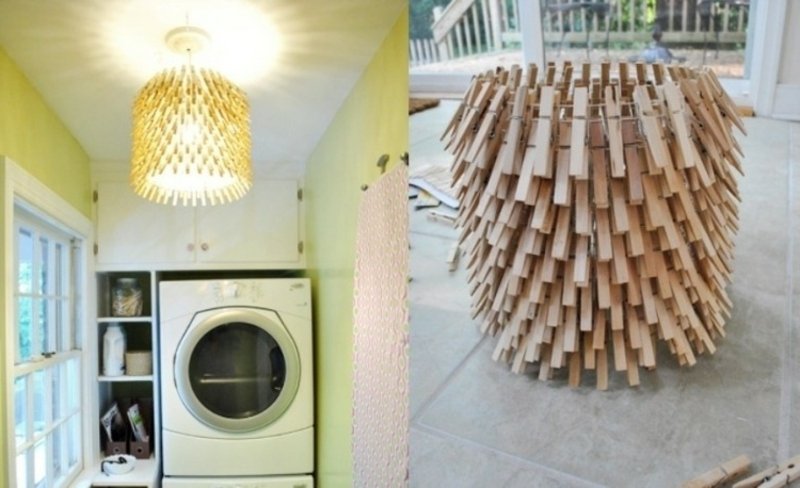 nápady na výrobu dřevěných kolíků na prádlo