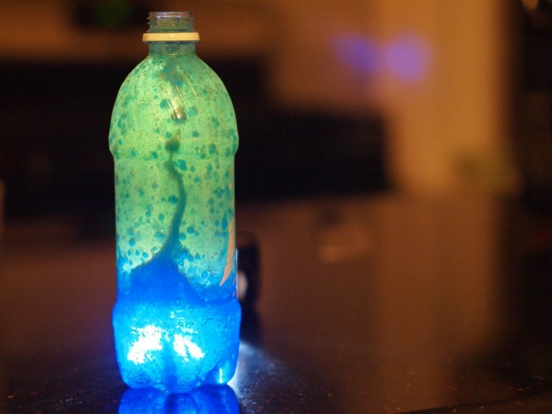 Lag din egen lavalampe i en flaske