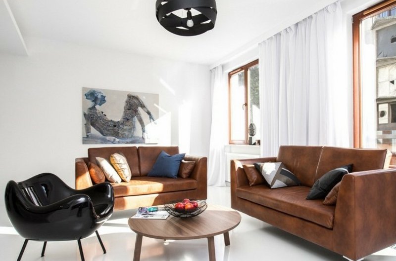 Skinnmøbler komfortable sofaer stue