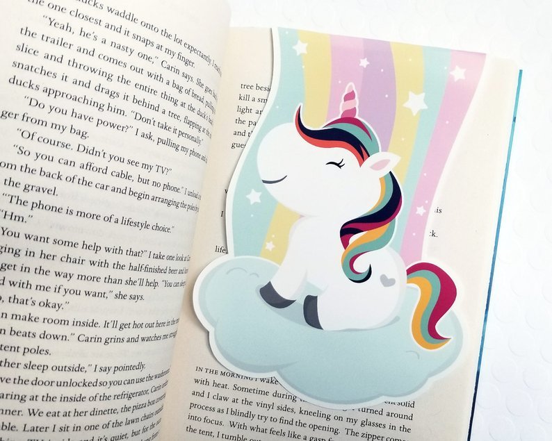 Unicorn bokmerke lage instruksjoner barns lek