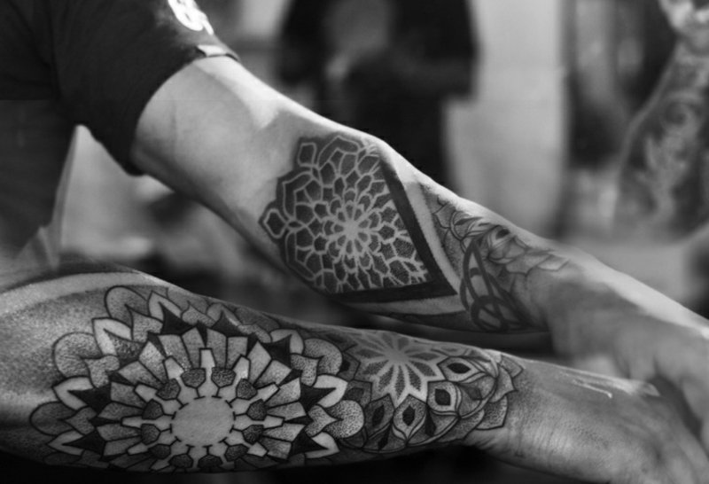 Mandala tatoveringer ideer for menn og kvinner