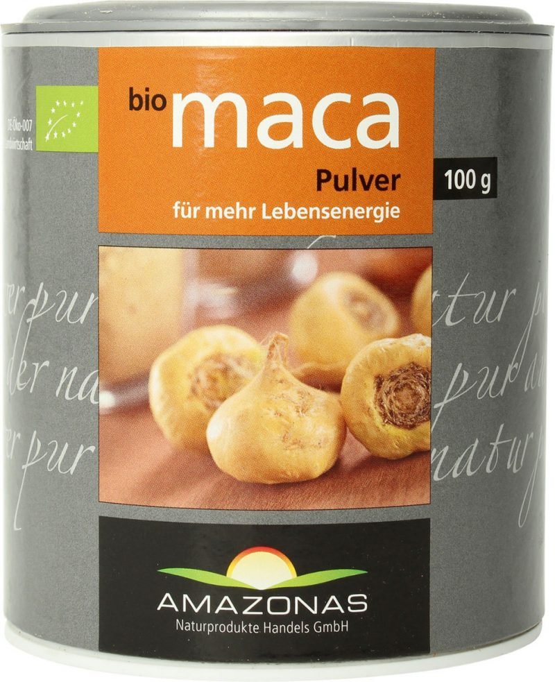 Emballasjens utseende Maca -pulver