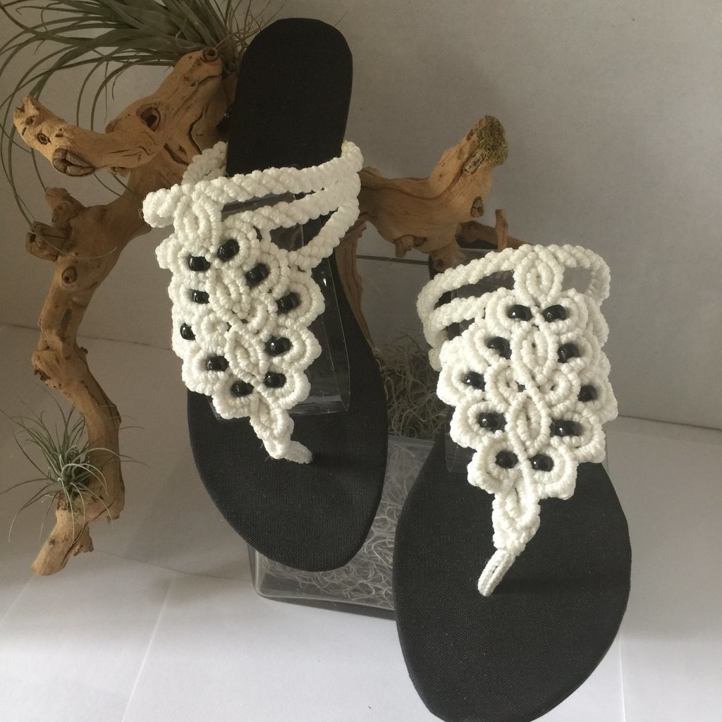 Macrame sko