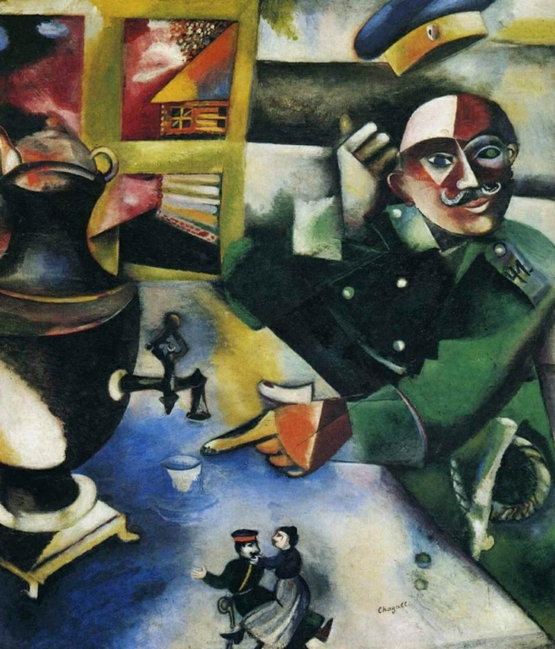 marc chagall jobber drunker-soldat