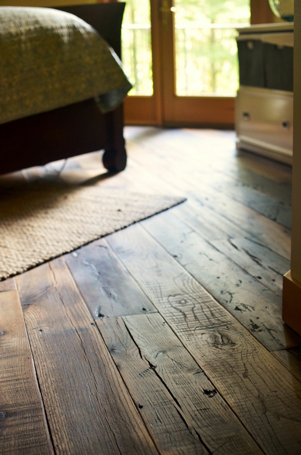 masivní dřevěné podlahy rustikální podlahy obývací pokoj