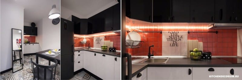 Backsplash ve mutfak tezgahı için LED aydınlatma