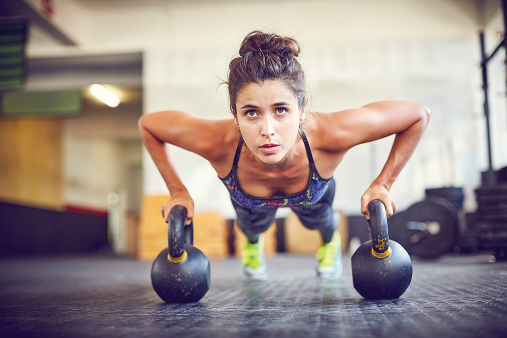 Vybudujte svaly push up horní části těla