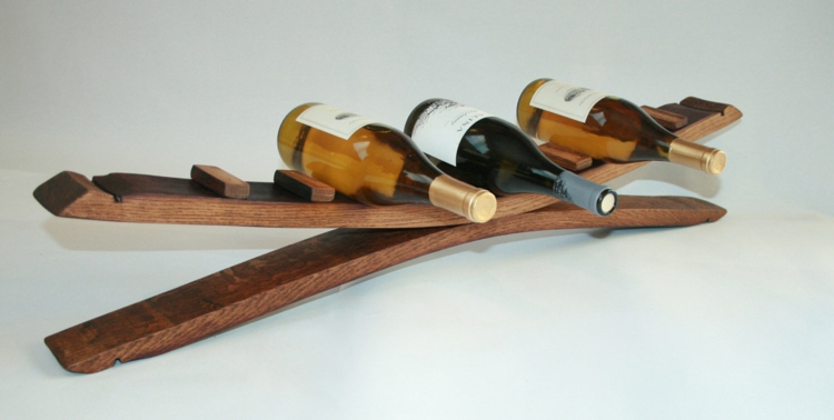 Bygg dine egne vinhyller Trevinholder DIY -møbler