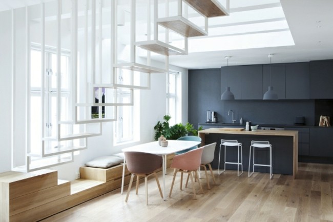 design schodiště Vytvořte minimalistický tvar