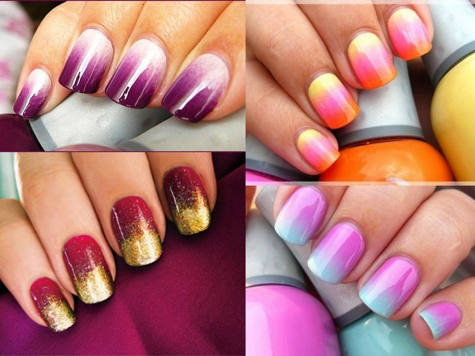 Ombre nail design - pěkné rozhodnutí