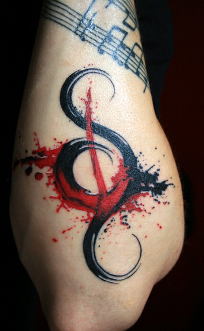 Clef tatovering