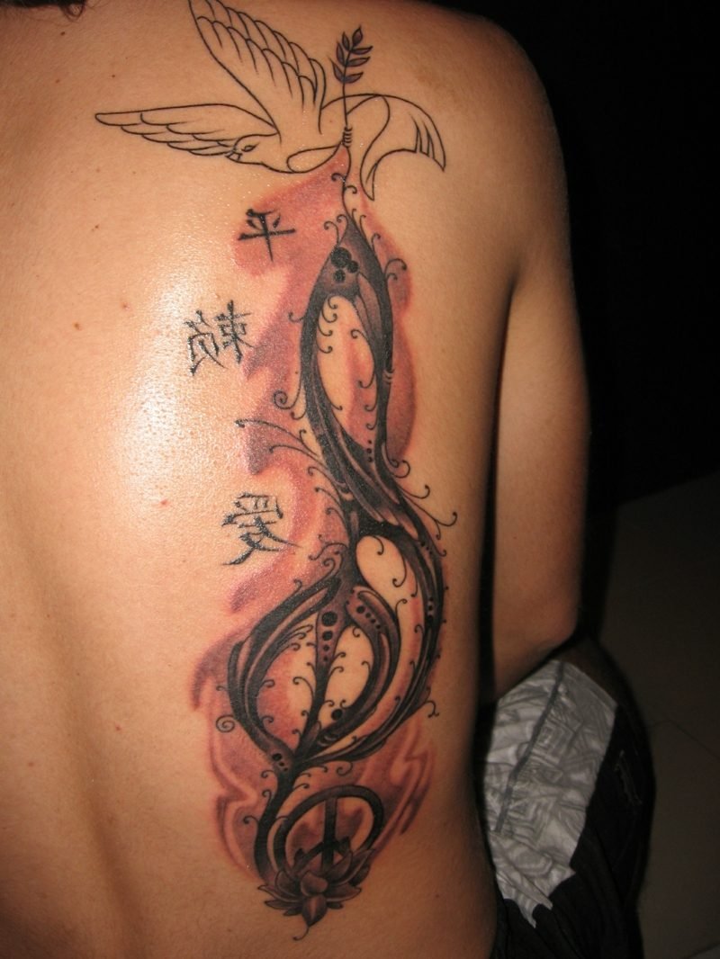 Clef tatovering