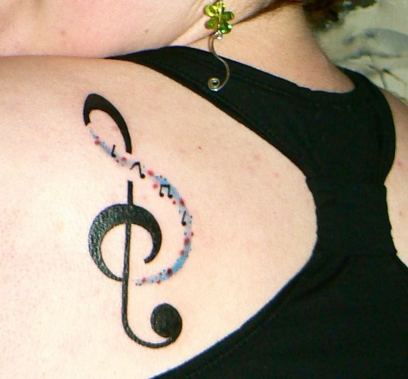 Clef tatovering