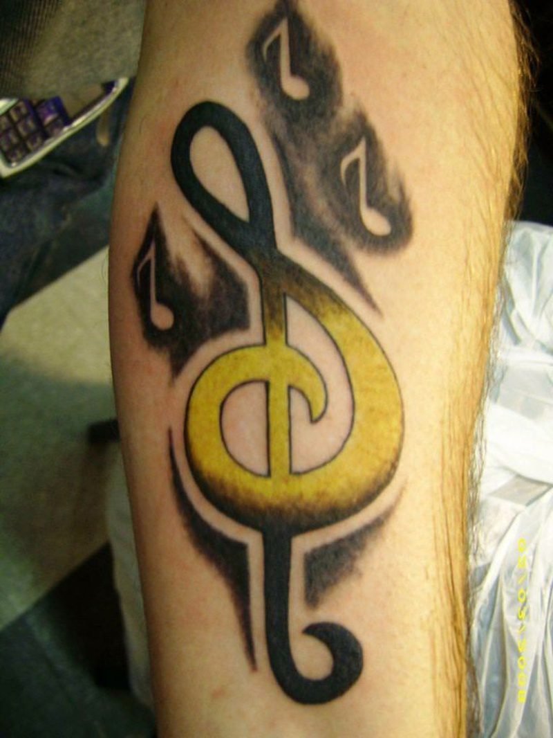 Clef tatovering