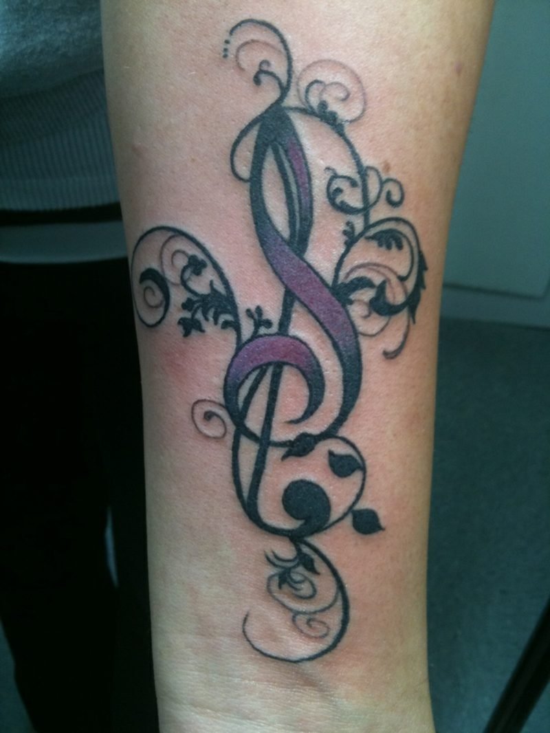 Clef tatovering