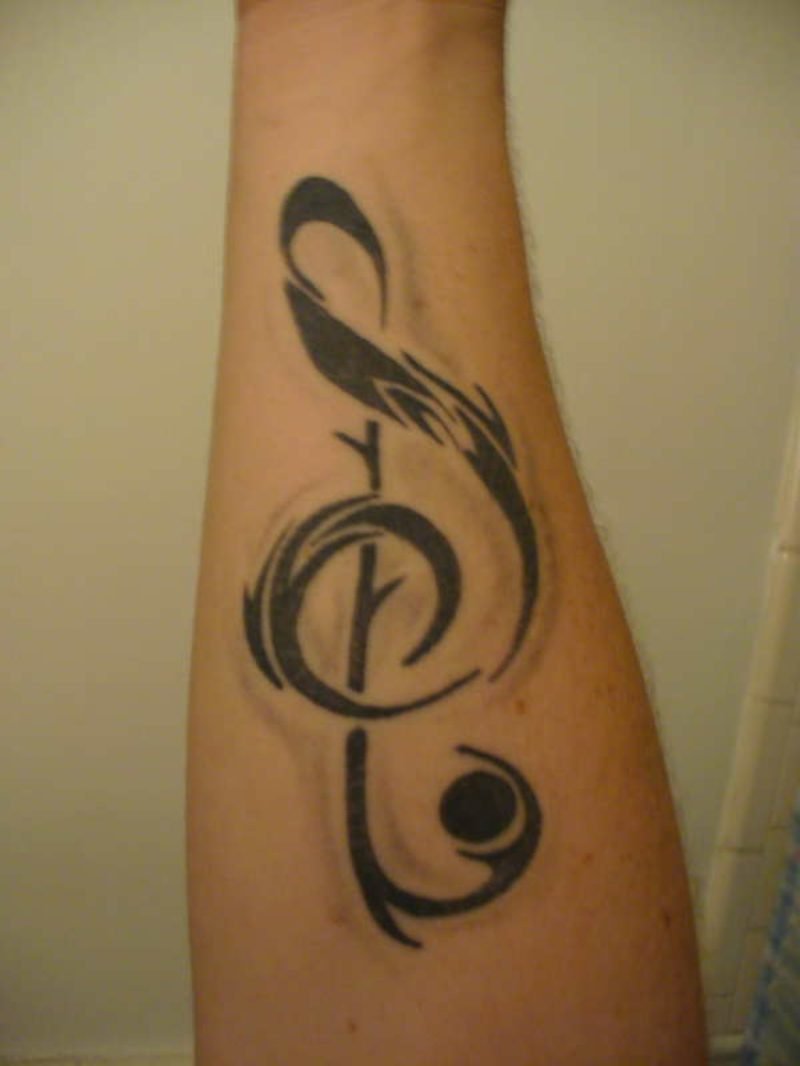 Clef tatovering