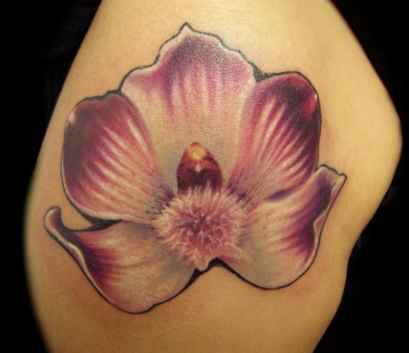 orkide tatovering