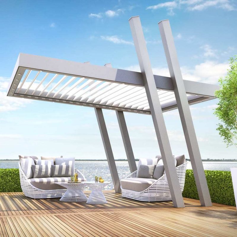 Pergola stavebnice v moderním designu s nádherným výhledem