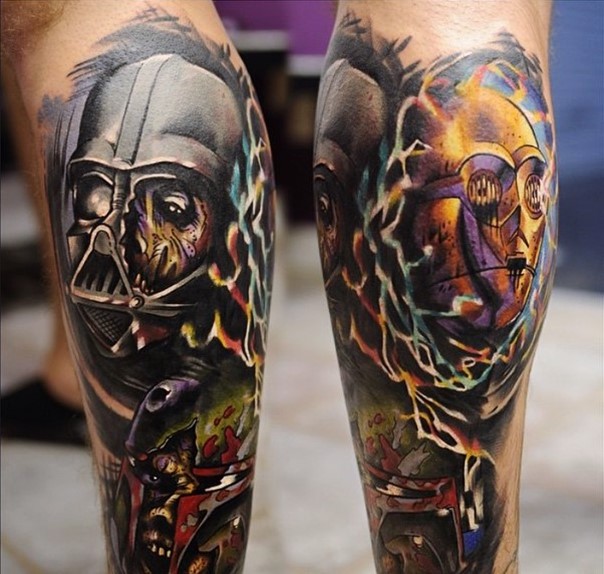 Iš šios serijos išsirinkite mėgstamiausią „Žvaigždžių karų“ tatuiruotę