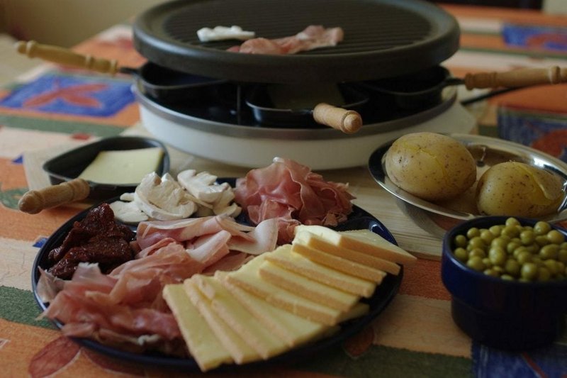 Raclette ingredienser kjøtt