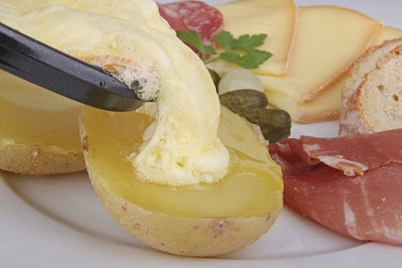 Raclette ingredienser jakke poteter