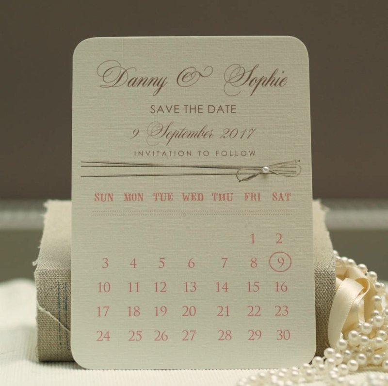 לוח השנה מכריז על תאריך החתונה