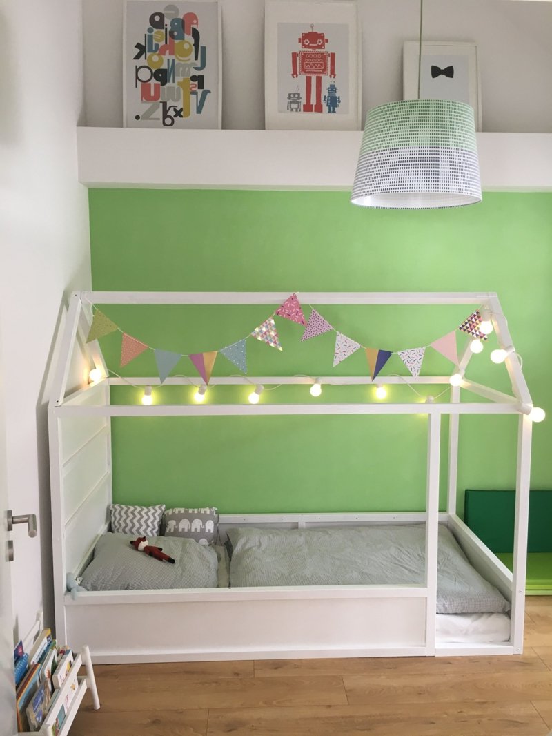 IKEA Hacks παιδικό δωμάτιο αναδιαμορφώνει κρεβάτι IKEA