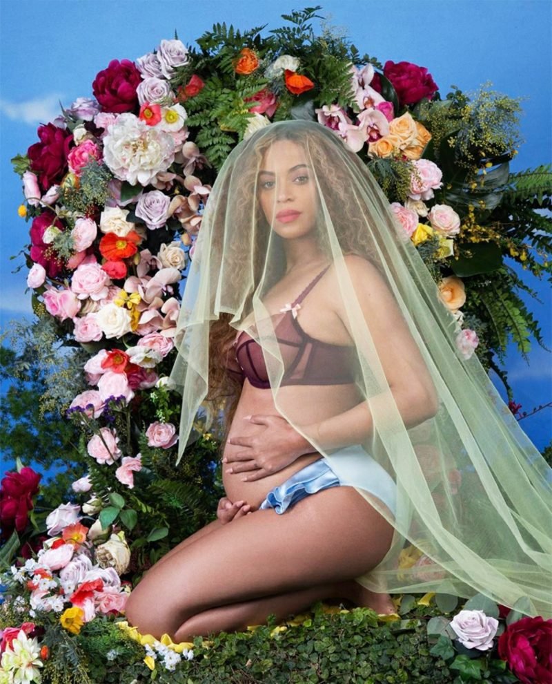 Fotografování těhotenství Beyonce
