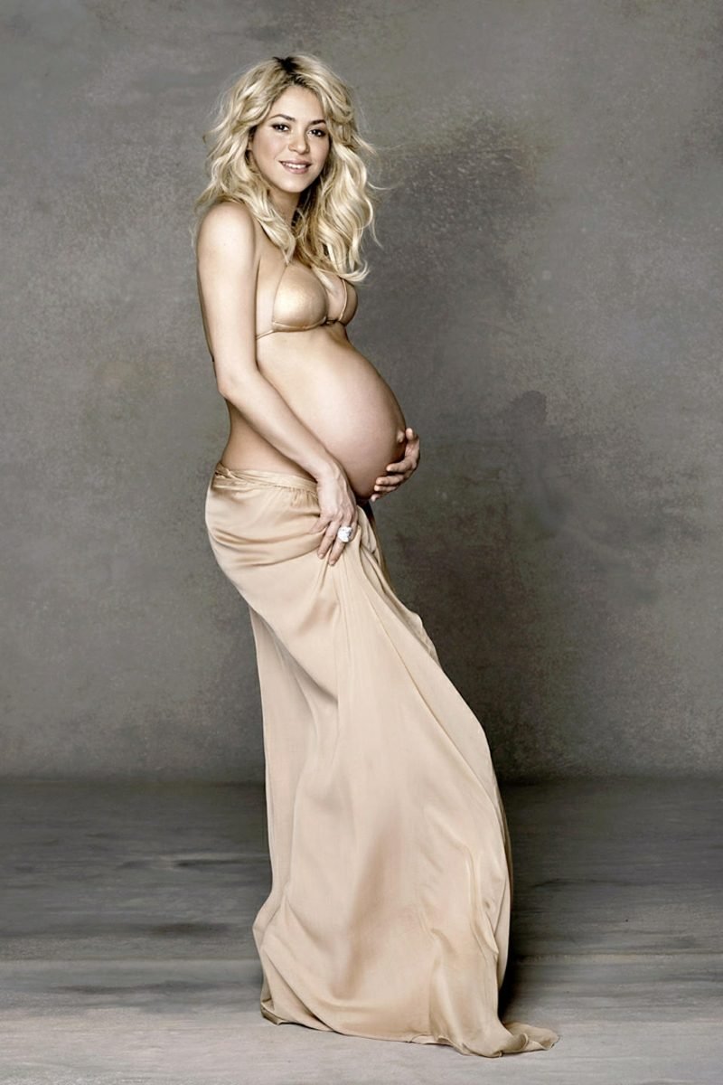 Fotografování těhotenství Shakira