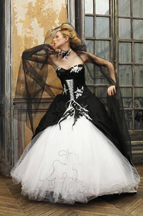 nápady na svatební šaty černé svatební šaty a gotické svatební šaty