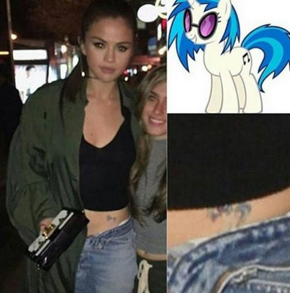 selena gomez mano mažojo ponio tatuiruotė