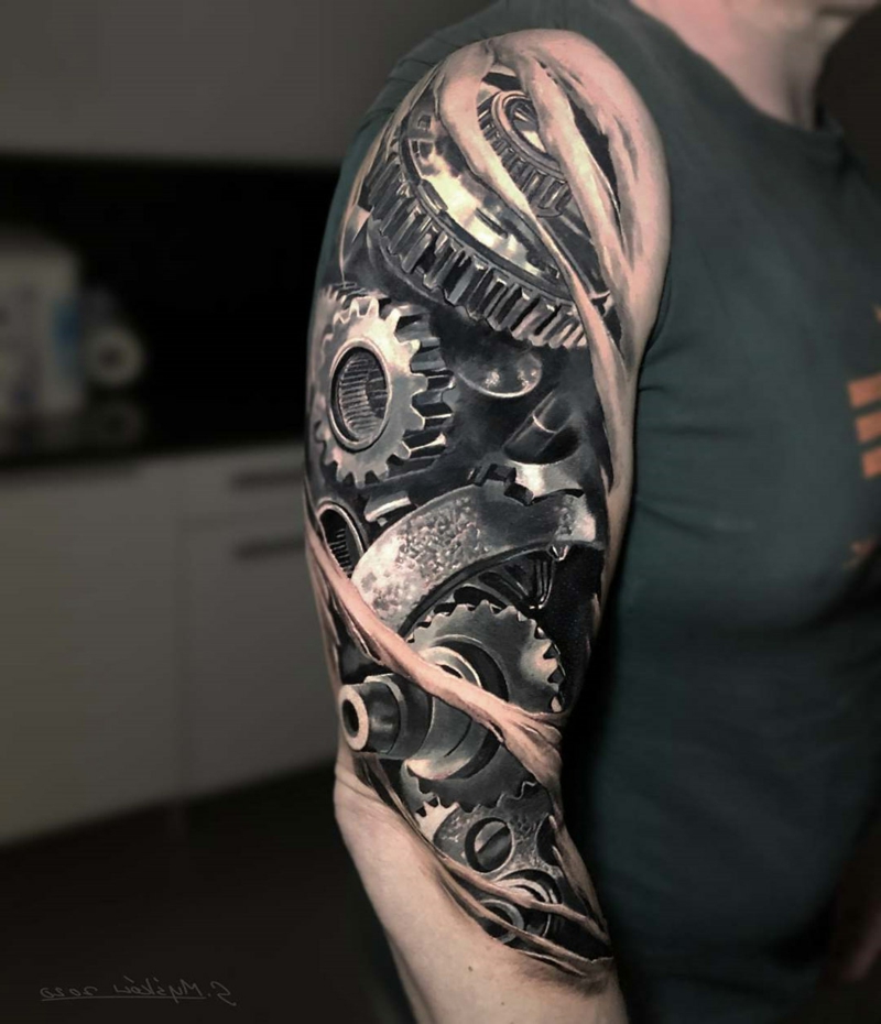 Biomechanické tetovací rameno