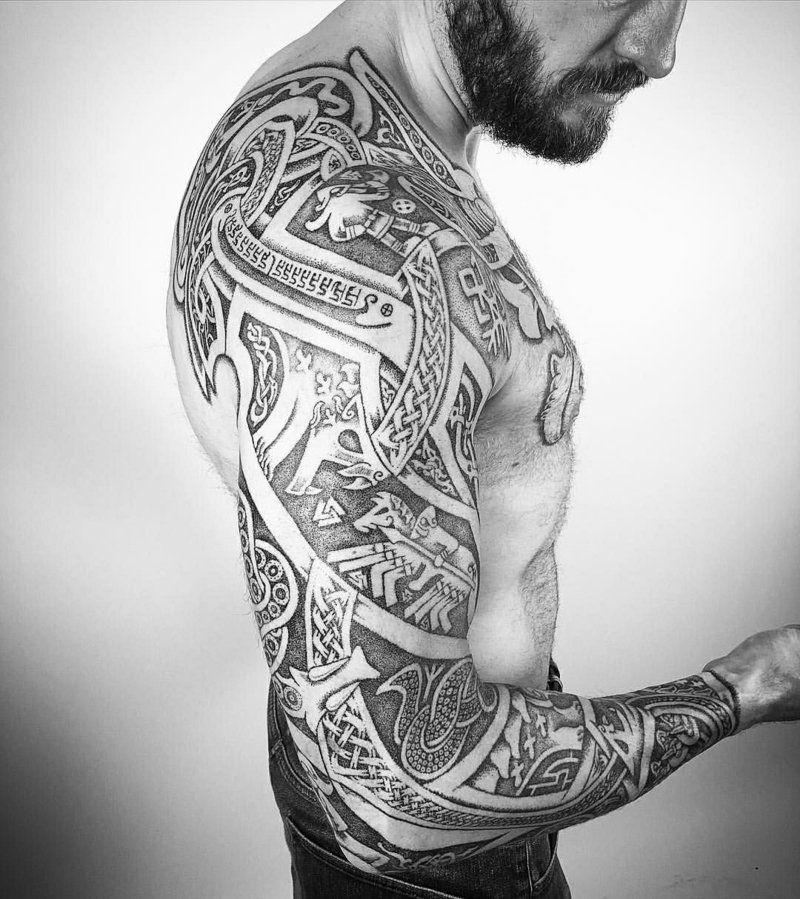 keltské tetování pro muže