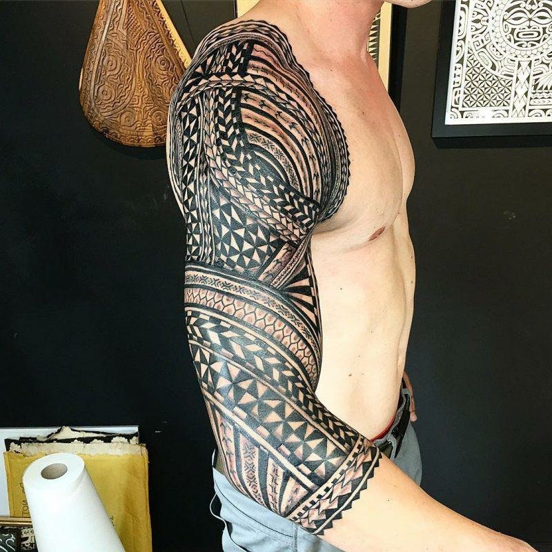Pánský tetovací motiv Tribal